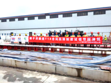 开云app平台入口狮子洋通道T14合同段预制梁试验节段顺利浇筑